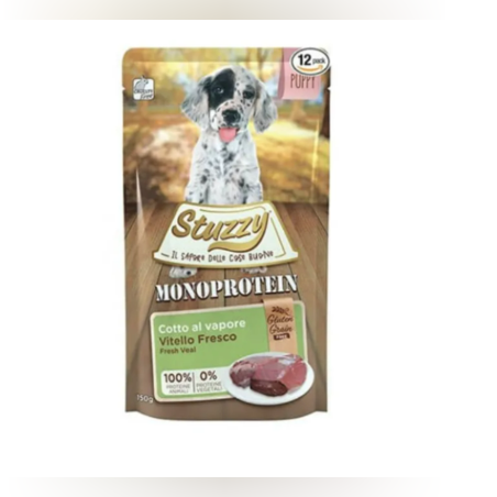 Stuzzy Monoprotein Puppy Veal - с прясно телешко, за малки кученца 150 гр.