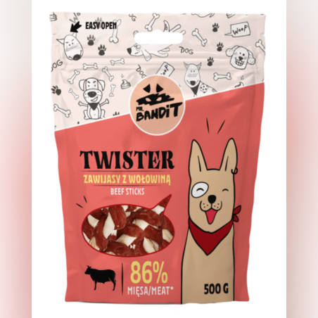 Mr. Bandit TWISTER with beef 500g