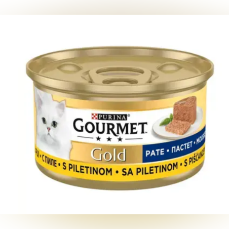 Gourmet Gold котешки пастет с вкус на пилешко 85g