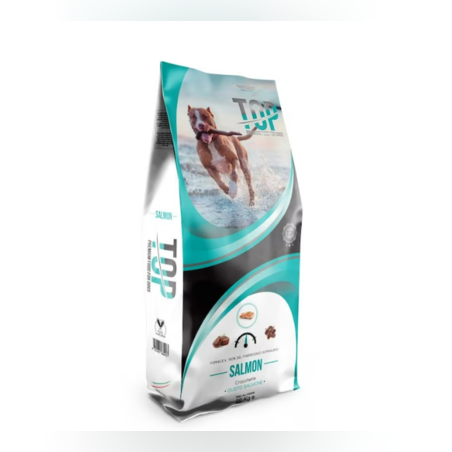 Top Salmon – пълноценна храна с месо от сьомга за кучета над 12 месеца 20 кг.