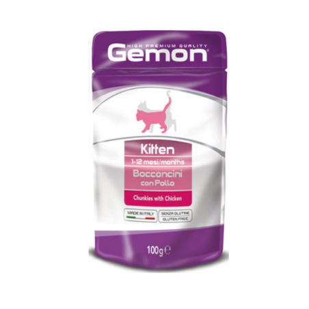 Chunkies Kitten with Chiken – Пауч с пиле за подрастващи котенца, 100гр