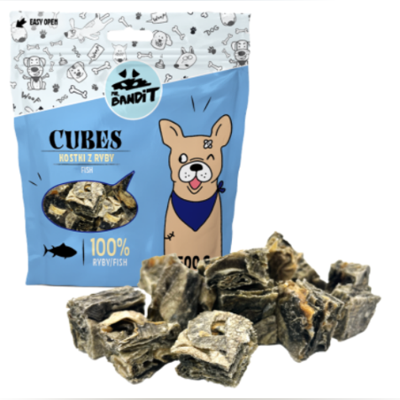 Mr. Bandit CUBES Fish skin cubes 500g