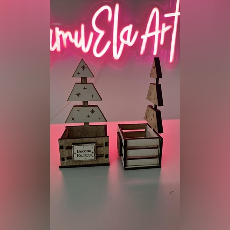 Коледна кутийка-Елха