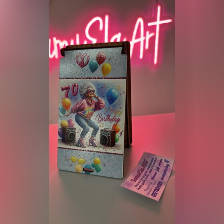 Дървена кутия за пари – Честит юбилей жена