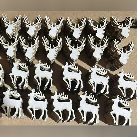 Заготовки от бирен картон – еленче