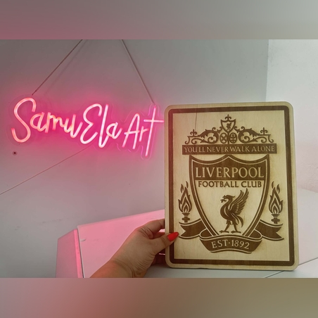 Дървен гравиран плакет – Liverpool FC