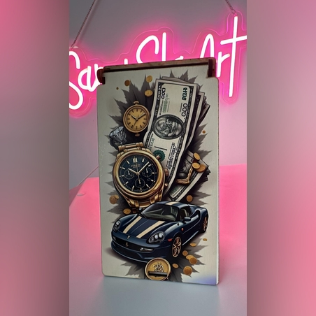 Дървена кутия за пари-Стилен мъж