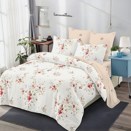 Двулицев спален комплект от 6 части без ластик - Пролет