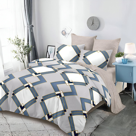 Двулицев спален комплект от 6 части без ластик - Ромб