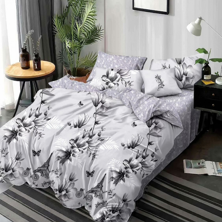 Двулицев спален комплект от 6 части с ластик - Париж