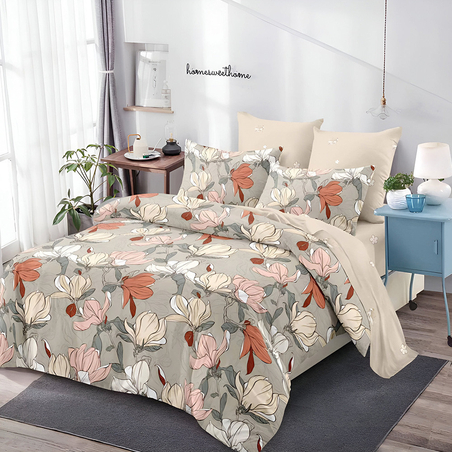 Двулицев спален комплект от 6 части без ластик -  Ален мак