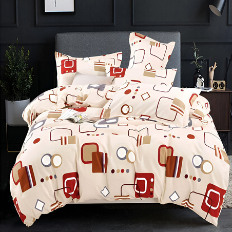 Двулицев спален комплект от 6 части без ластик - Креативност