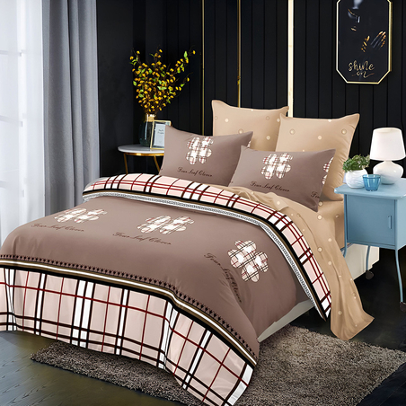 Двулицев спален комплект от 6 части без ластик - Детелина