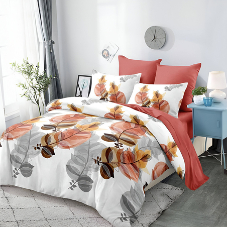 Двулицев спален комплект от 6 части без ластик - Сладка хармония