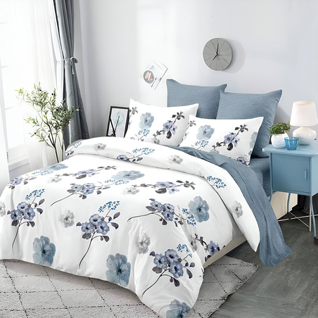 Двулицев спален комплект от 6 части без ластик - Нежен копнеж