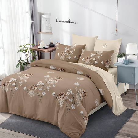 Двулицев спален комплект от 6 части без ластик - Топла прегръдка