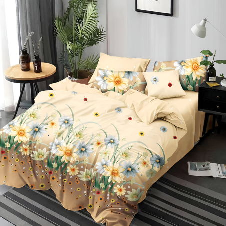 Двулицев спален комплект от 6 части с ластик - Настроение