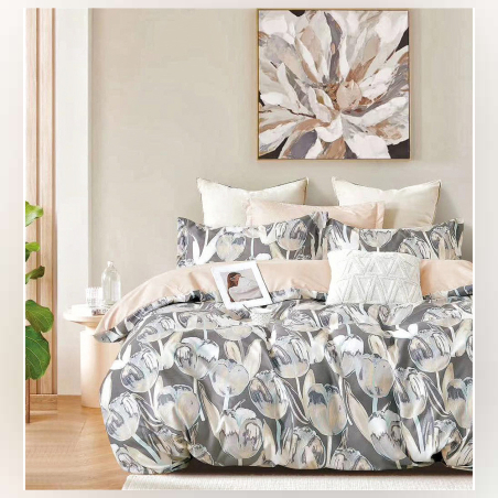 Двулицев спален комплект от 6 части без ластик - Лалета