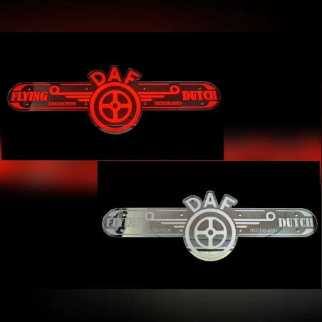 Светеща огледална табела за камион  - ДАФ - DAF