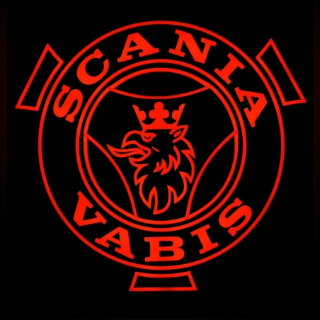 Светеща табела за камион Black Matte - СКАНИЯ - SKANIA VABIS