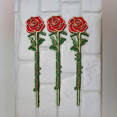 Цвете за подарък от дърво - 