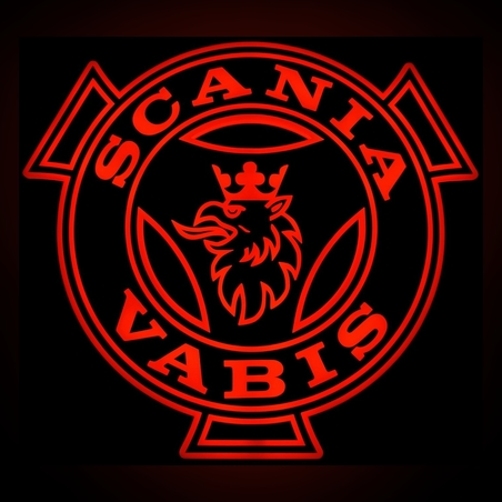 Светеща табела за камион Скания - Skania Vabis