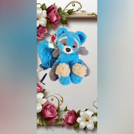 teddy bear and baby booties