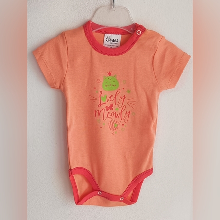 Боди къс ръкав с котета