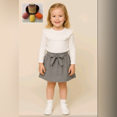 Комплект от пола и блуза