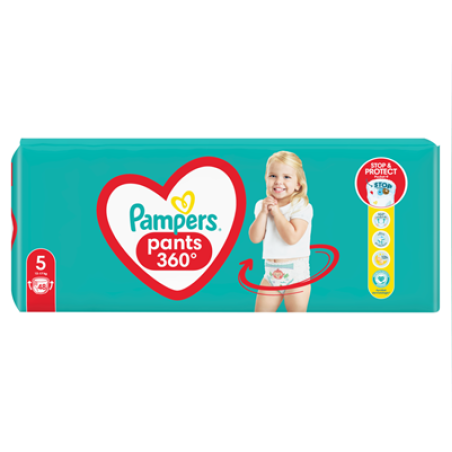 Pampers Pants 360° 5- 48 броя Памперс Гащи