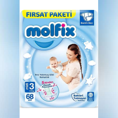 Пелени Molfix 3- 68 броя