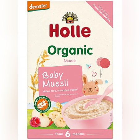 HOLLE БИО Бебешка мюсли каша 6м. 250г