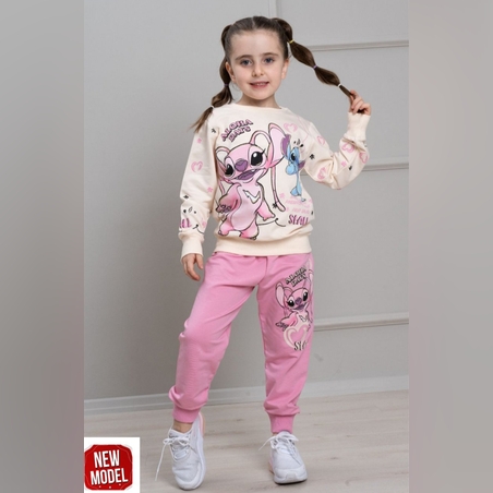 Комплект Стич в розово