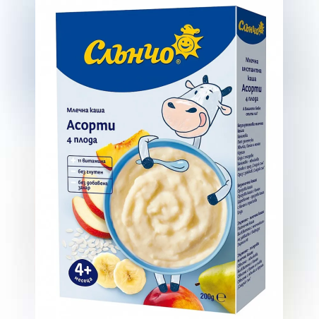 Слънчо Млечна каша Асорти