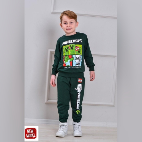 Комплект Майнкрафт в зелено