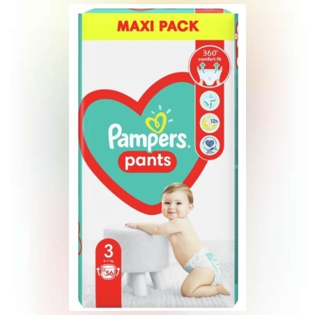 Pampers Pants 3 - 56 броя Гащи Памперс