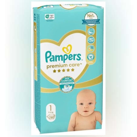 Пелени Pampers Pramium Care 1