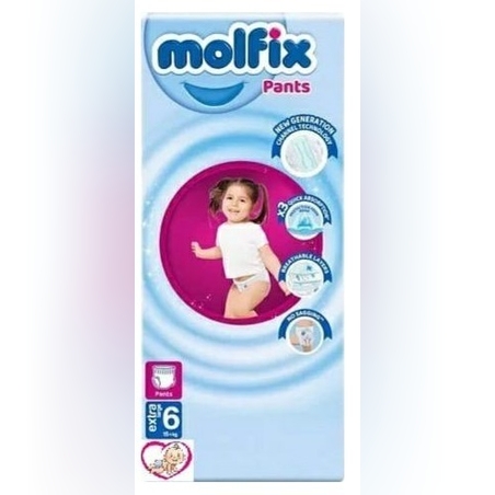 Molfix Гащички 6 15+кг 58бр.