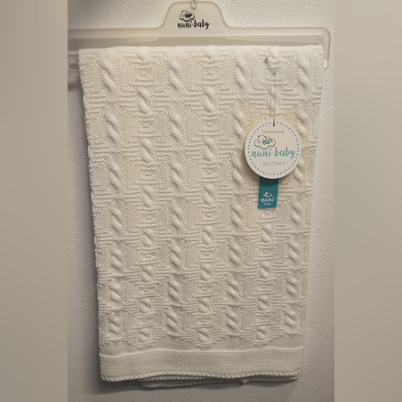 Меко одеяло без подплата в цвят слонова кост