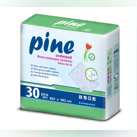 Еднократни чаршафи PINE 60/90см. 30броя