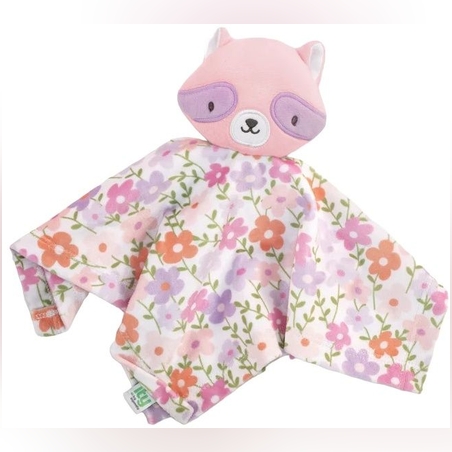Мека кърпичка за гушкане Ingenuity - Cozy Lovey, Raccoon Deni