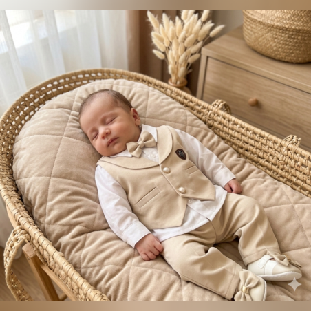 Комплект за изписване в бежово