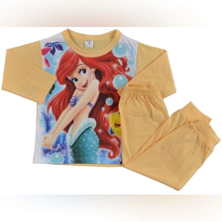 Пижама Ариел в жълто