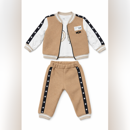 Комплект от 3 части в бежово