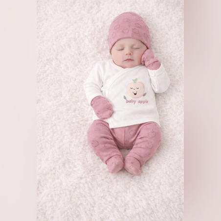 Комплект за новородено Ябълка