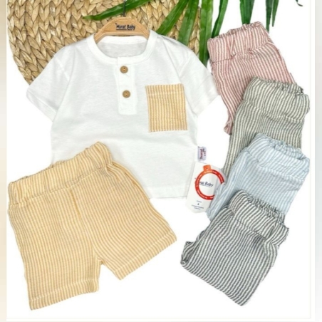 Комплект райе в жълто