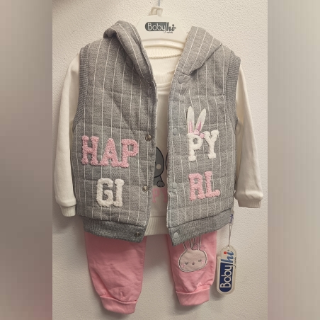 Комплект от 3 части с грейка Happy Girl