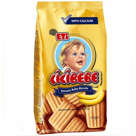 Eti Cicibebe Бебешки бисквити с банан x172 грама