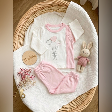 Комплект за новородено от 2 части Мече