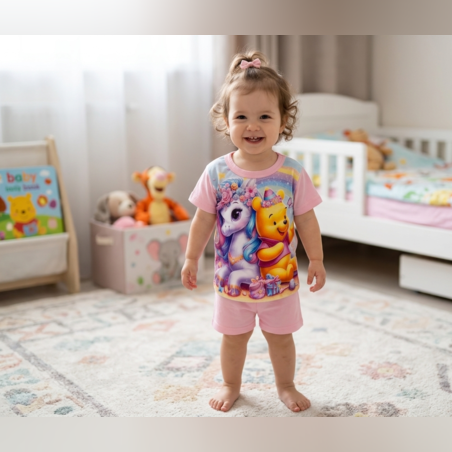 Пижама Мечо Пух и еднорог